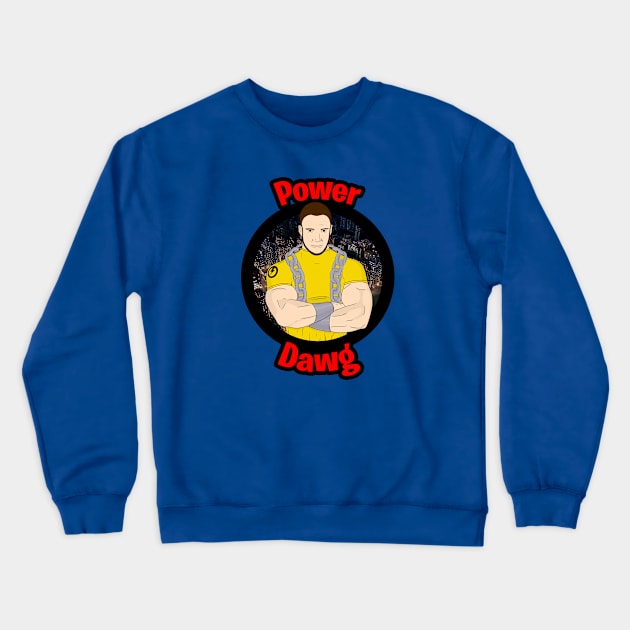 TUGS Clean Power Dawg Crewneck Sweatshirt by Uncensoredgamers